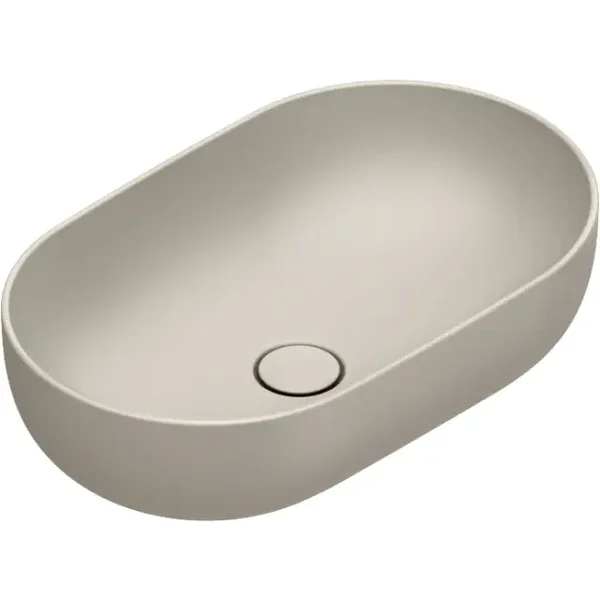 Catalano "Sfera-Tonalita" waskom 60x37x16cm Mat-sabbia