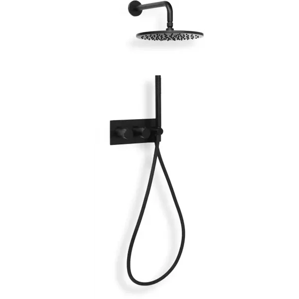 Blue-Label "Brondby" showerset inbouw Mat-zwart