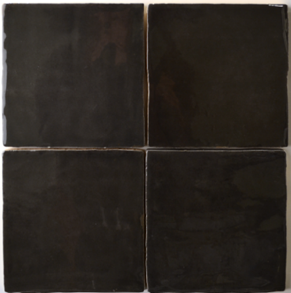 Majolica "I-bianchi" 13x13 Zwart