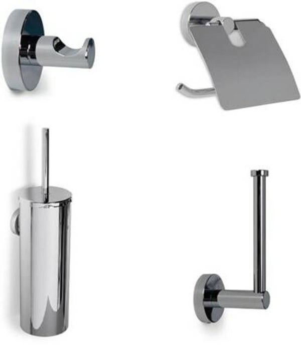 Schiphorst-sanitair "Blue-Vida" Toilet accessoires set Chroom