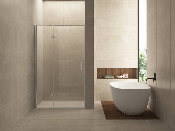 Wiesbaden "Vaz" nisdeur met vast paneel 140 cm 8 mm Nano