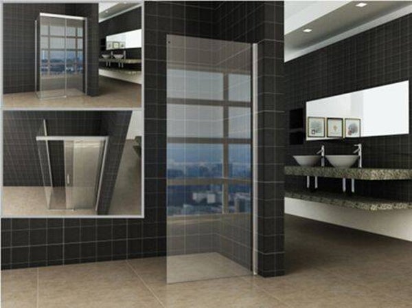 Wiesbaden "Side" zijwand voor Puerta schuifdeur en Slide nisdeur 110 cm 8 mm Nano