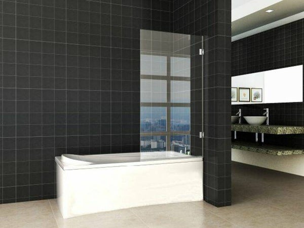 Wiesbaden "Less" profielloze draaibare badwand 800x1500 6mm NANO