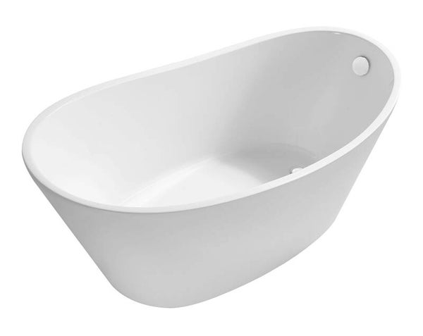 Wiesbaden "Trapeze" vrijstaand ligbad acryl 170 x 72 x 66 cm Glans-wit