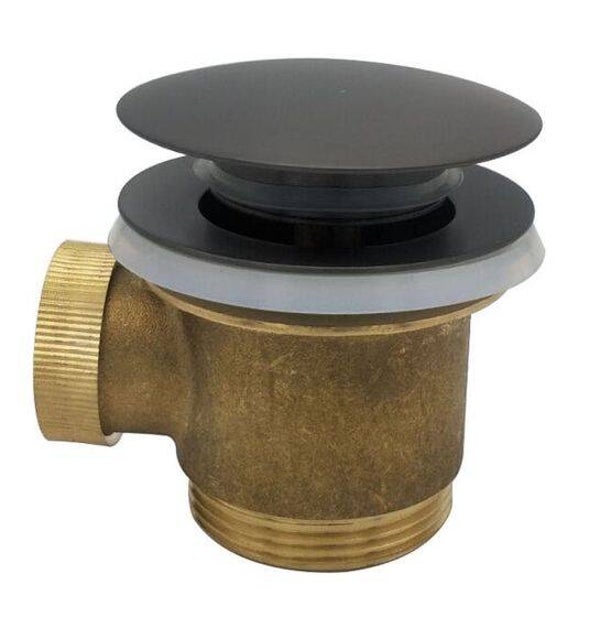 Wiesbaden "Caral" clickwaste afvoerplug vrijstaand bad 1 1/2" Gunmetal