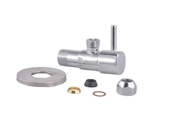 Xellanz "Minimal" Hoekstopkraan 1/2" x 3/8" of knel 10 mm Chroom