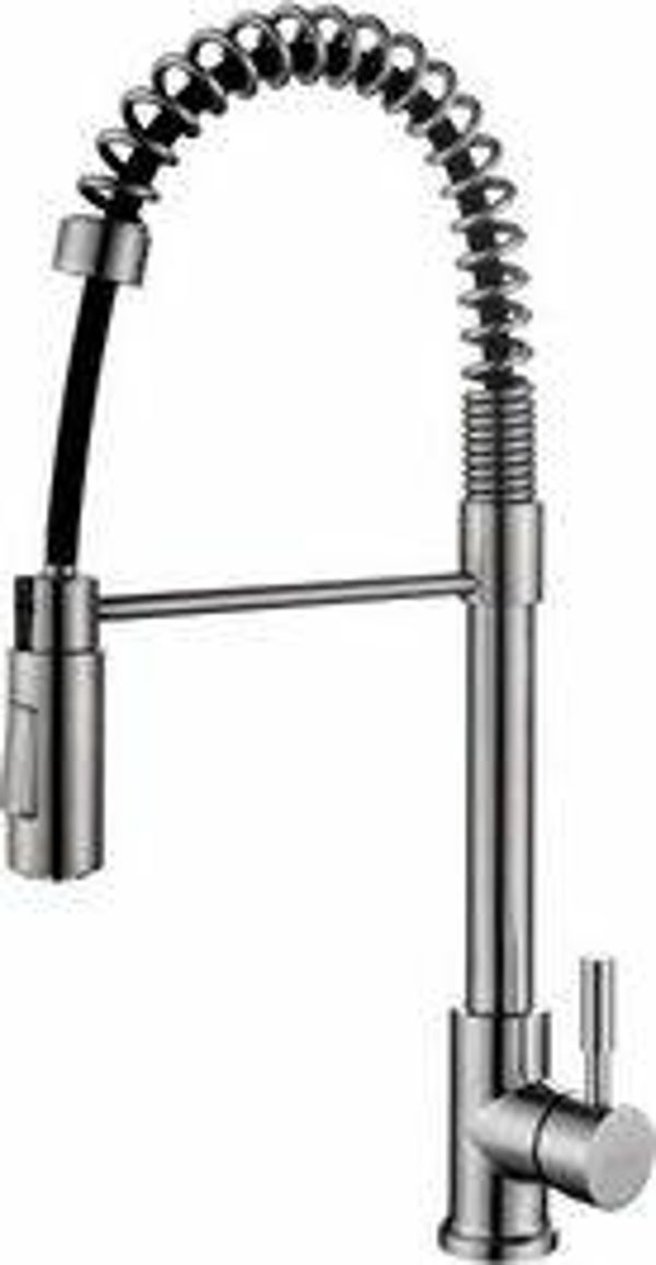 Wiesbaden "Floyd" keukenkraan met flexibele handdouche RVS