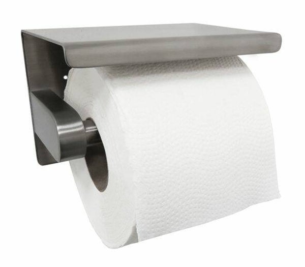 Wiesbaden "Brush" toiletrolhouder RVS