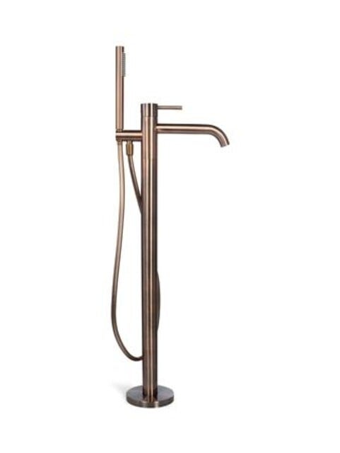 Blue-Label "Brondby" vrijstaande badkraan Geborsteld brons