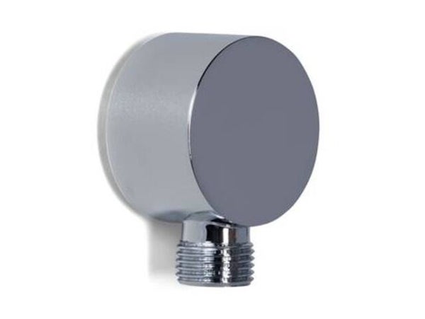 Schiphorst-Sanitair "Blue-Brondby" muuraansluiting met rozet Chroom