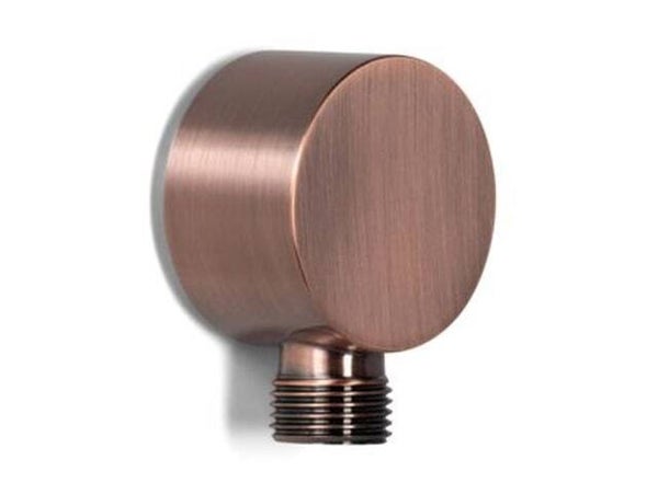 Schiphorst-Sanitair "Blue-Brondby" muuraansluiting met rozet Geborsteld brons