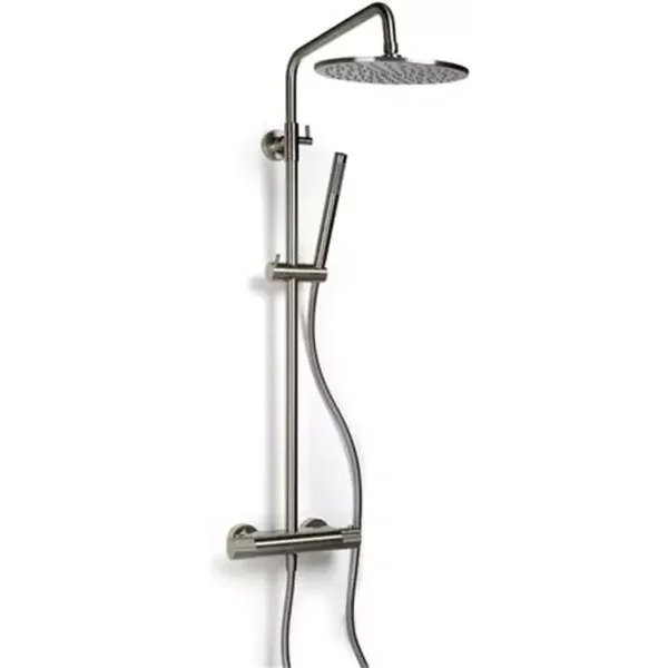 Blue-Label "Facet" regendouche Geborsteld nikkel