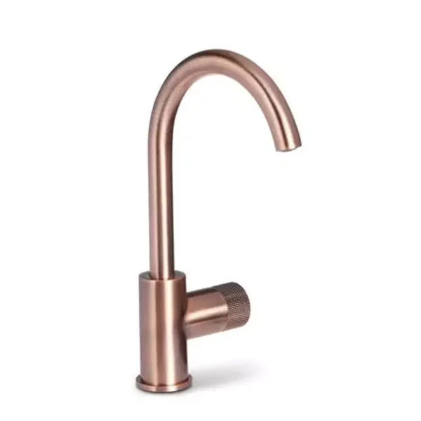 Schiphorst-Sanitair "Blue-Facet" C-uitloop wastafelkraan Geborsteld brons