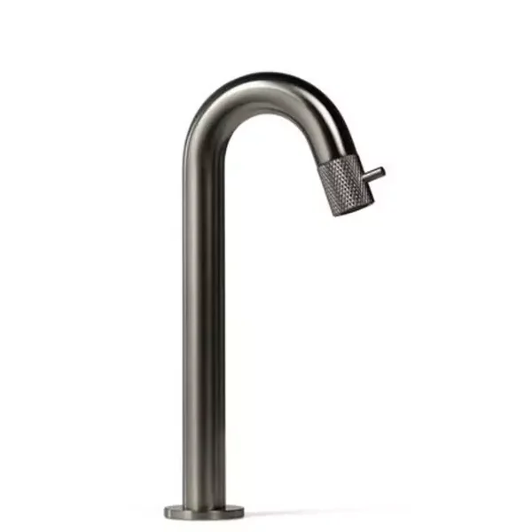 Schiphorst-Sanitair "Blue-Viby-Facet" hoge fonteinkraan Geborsteld nikkel