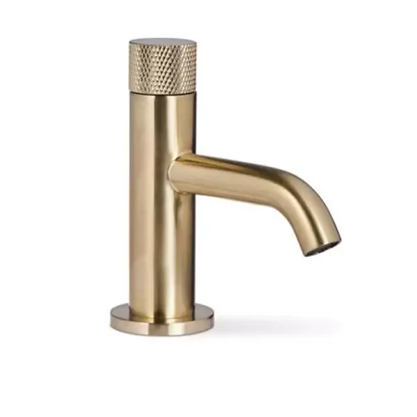 Schiphorst-Sanitair "Blue-facet" fonteinkraan Geborsteld goud