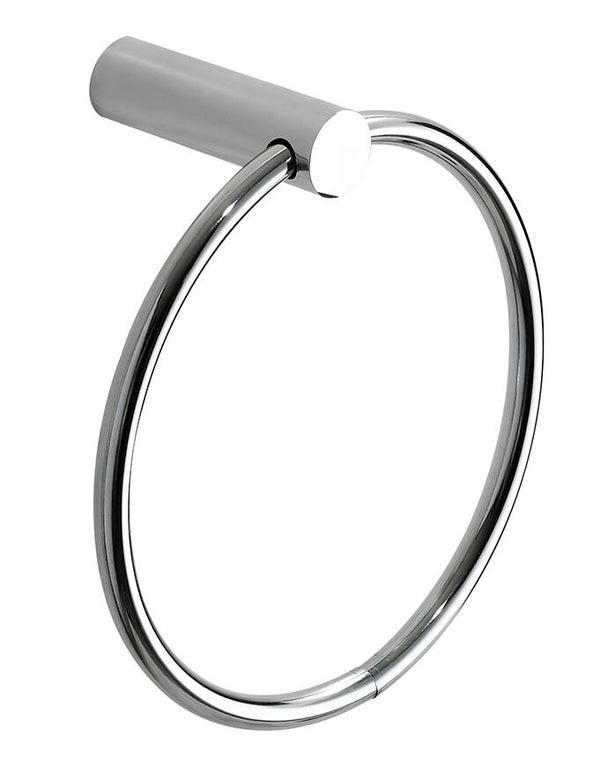 Wiesbaden "Ida" handdoekring Chroom