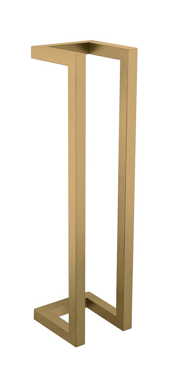 Wiesbaden "Loft" handdoekrek 50 x 12.5 x 12.5 cm Geborsteld messing