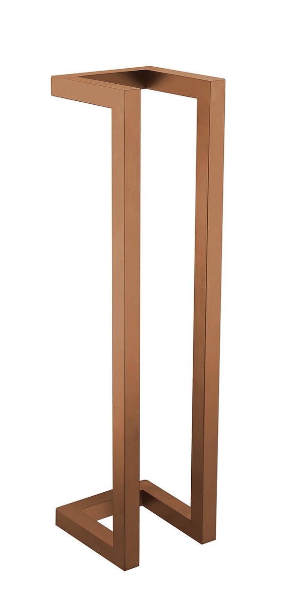Wiesbaden "Loft" handdoekrek 50 x 12.5 x 12.5 cm Geborsteld brons koper