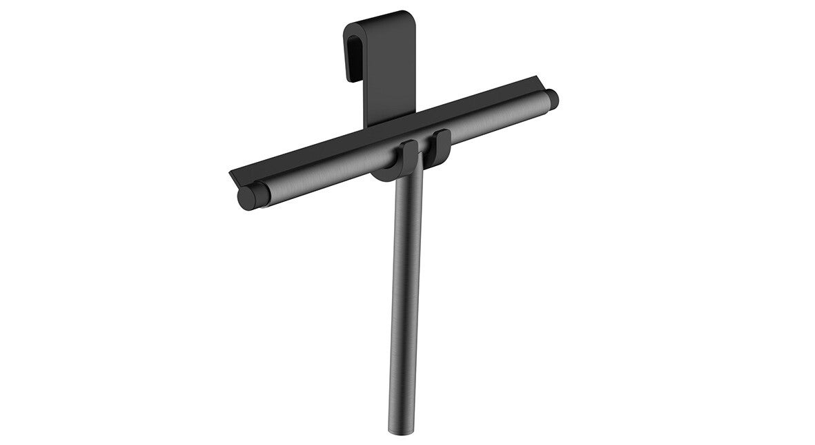 Wiesbaden "Alonzo" raamwisser met flexibele glashaak Gunmetal