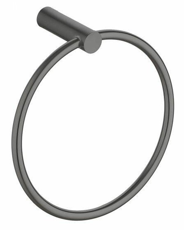 Wiesbaden "Ida" handdoekring Gunmetal