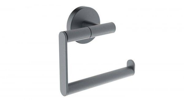 Wiesbaden "Alonzo" toiletrolhouder zonder klep Gunmetal