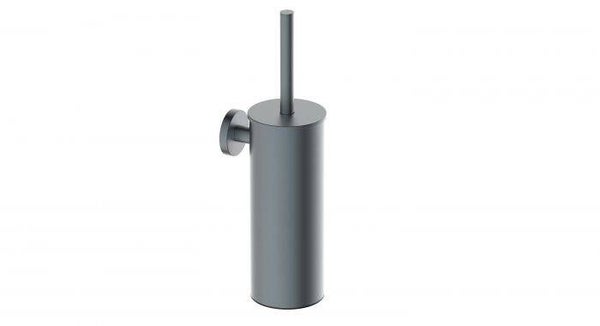Wiesbaden "Alonzo" toiletborstel met houder Gunmetal