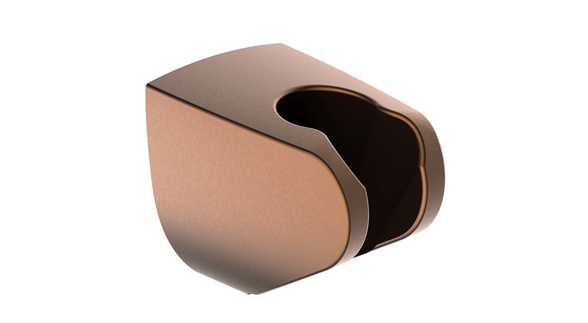 Wiesbaden "Unimatch" wandhanddouchehouder kunststof Geborsteld brons koper