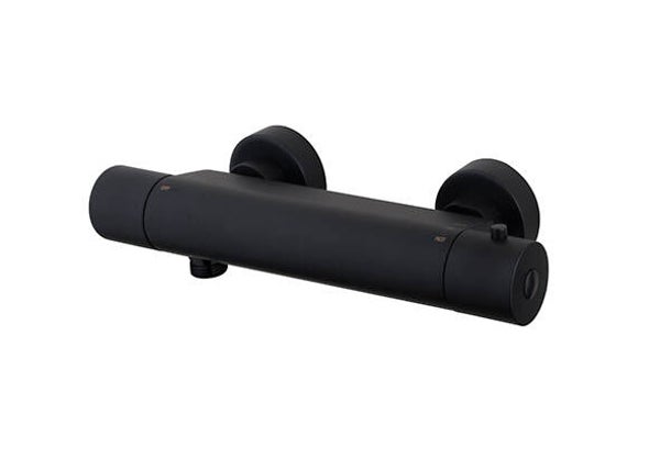 Xellanz "Eco-Cool" thermostatische douchemengkraan 15 cm Mat-zwart