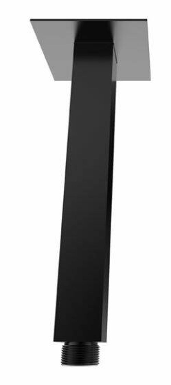 Wiesbaden "Rombo" plafond douchearm 30 cm Mat-zwart