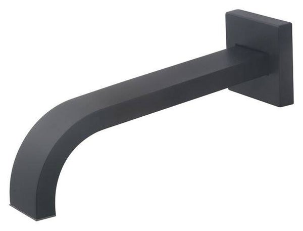 Wiesbaden "Rombo" inbouw baduitloop 30 cm Mat-zwart