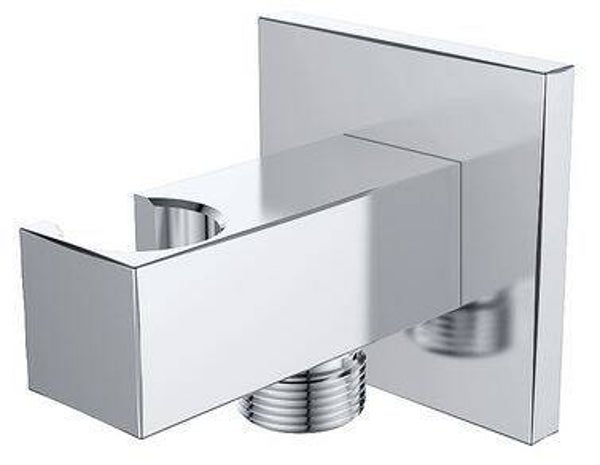 Wiesbaden "Rombo" doucheaansluiting met opsteek Chroom