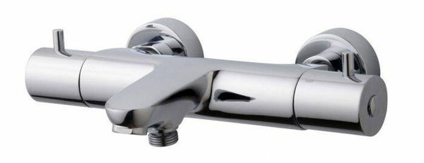 Wiesbaden "Caral" thermostatische badmengkraan 15 cm Chroom