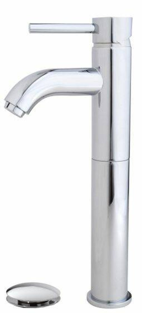 Wiesbaden "Cadans XL" wastafelkraan met waste Chroom