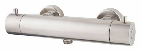 Wiesbaden "Caral" Cool Touch thermostatische douchemengkraan 15 cm Geborsteld staal