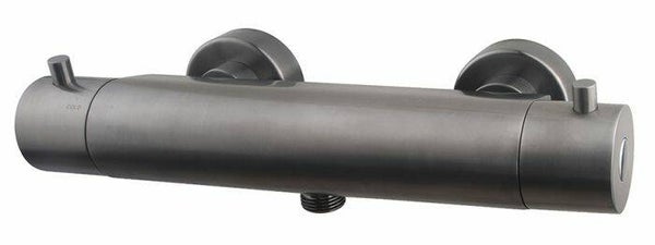 Wiesbaden "Caral" Cool Touch thermostatische douchemengkraan 15 cm Gunmetal