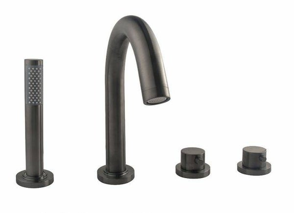 Wiesbaden "Caral" afbouwdeel voor de Bib thermostatische badrandkraan Gunmetal