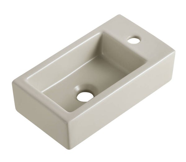 Wiesbaden "Rhea-M" fontein rechts 40 x 22 x 11 cm keramiek Beige