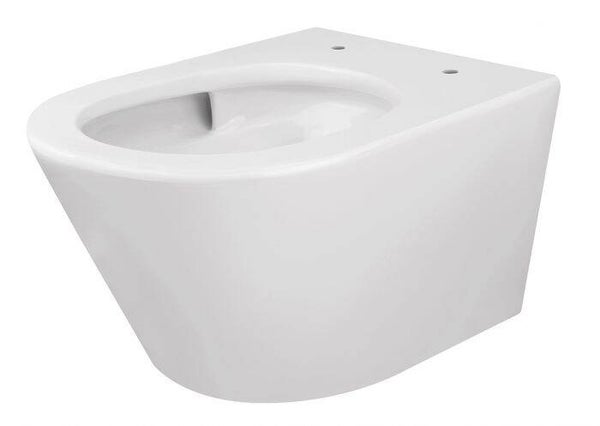 Wiesbaden "Vesta" Rimless wandcloset Tornado flush Glans-wit