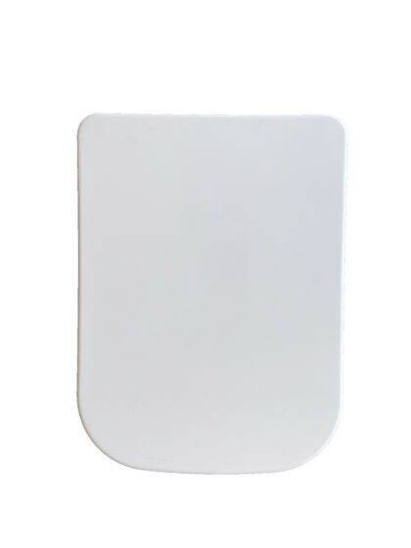 Wiesbaden "Carre" toiletzitting softclose en quick release Glans-wit