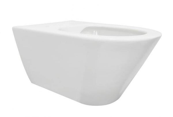 Wiesbaden "Stereo" rimless wandcloset zonder zitting Glans-wit