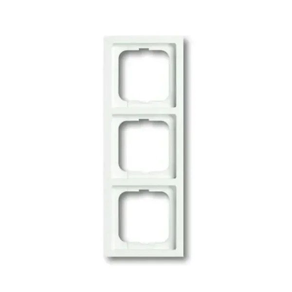 Busch-Jeager "Future Linear" 3-voudig afdekraam-Studio mat-wit