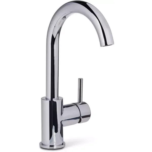 Schiphorst-Sanitair "Blue-Brondby-Xl" C-uitloop wastafelkraan Chroom