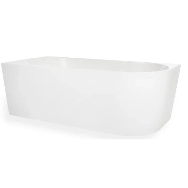 Blue-Label "Rasmus" hoekbad links 180 acryl Glans-wit