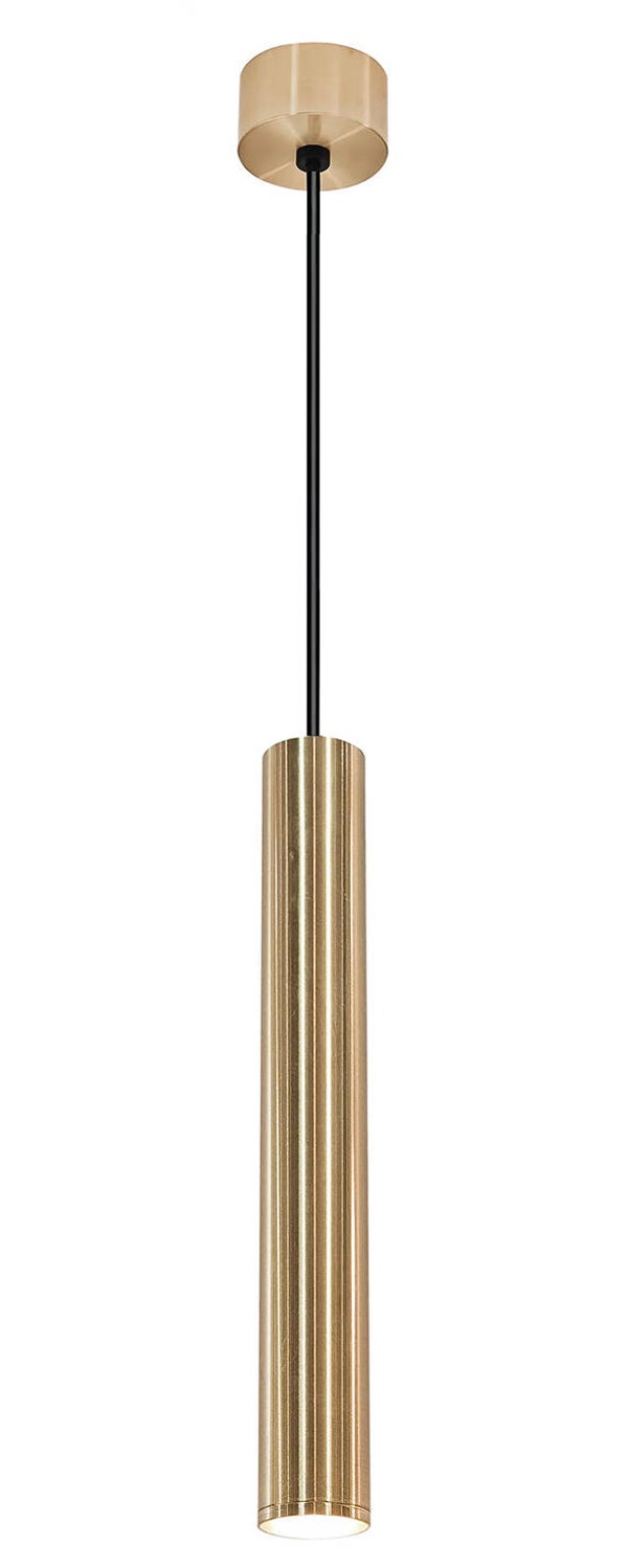 Wiesbaden "Oriona" hanglamp dimbaar IP44 Geborsteld messing