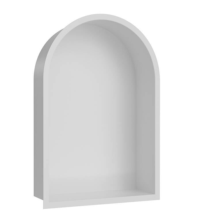 Wiesbaden "Demis" inbouwnis ovaal 30 x 45 x 7 cm Mat-wit