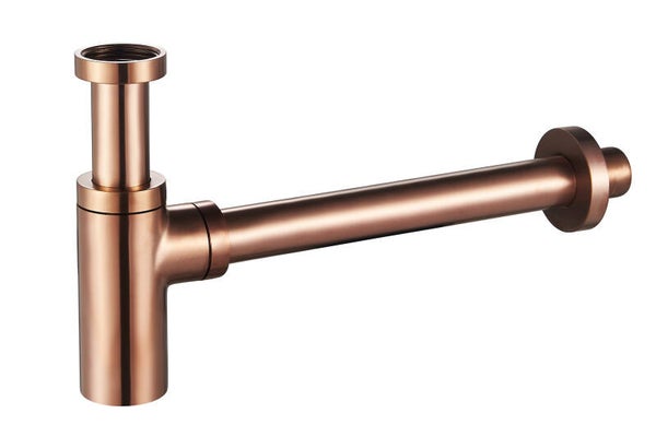 Wiesbaden "Unimatch" wastafelsifon 5/4" x 32 mm Geborsteld brons koper