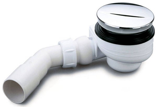 Nicolle "Turboflow" douchebaksifon voor afvoergat 90mm Chroom