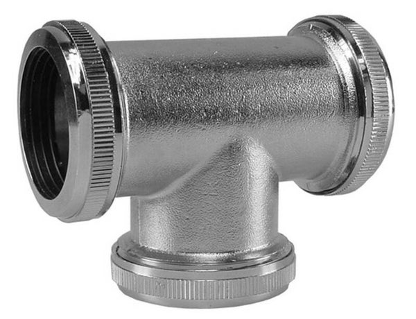 Wiesbaden "UniMatch buisverbinder T-stuk 32 mm Chroom