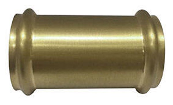 Wiesbaden "UniMatch buisverbinder 32 mm Geborsteld messing