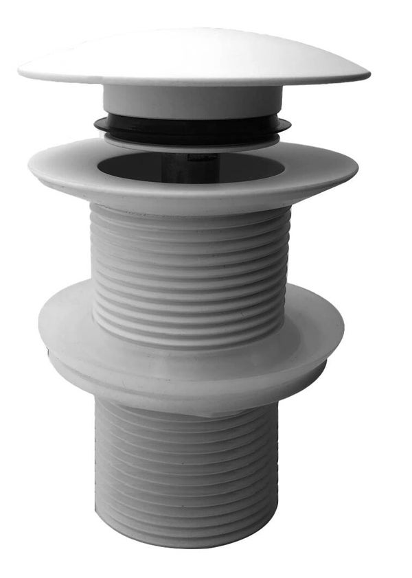 Wiesbaden "Unimatch" clickwaste verlengd 5/4" Mat-wit